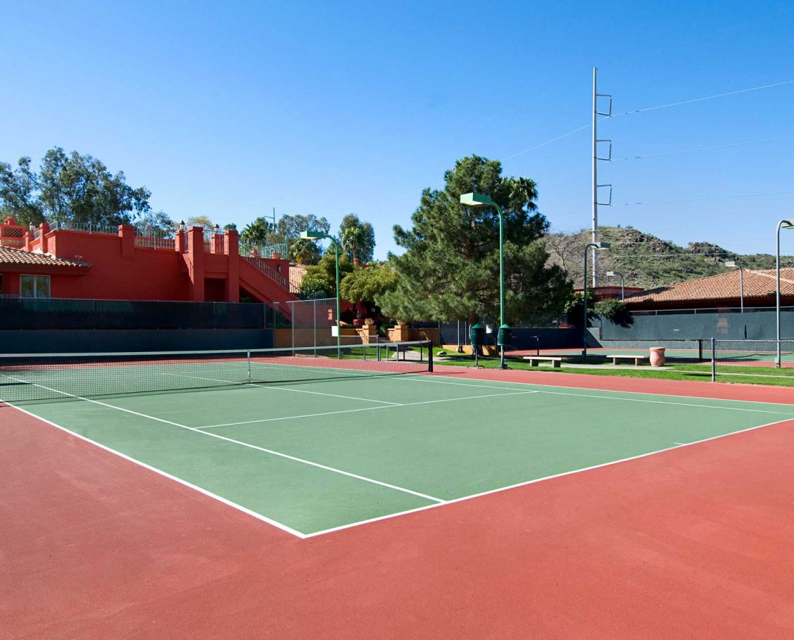 Outdoor tennis courts